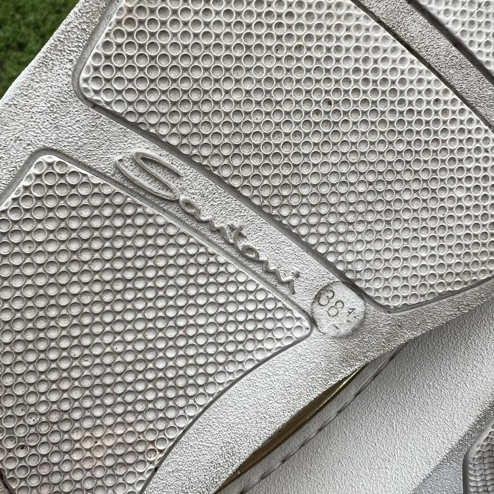 Santoni Womens US 8 EU 38.5 White Leather Loafer Slip On Shoe Strap Jewel - Picture 7 of 13